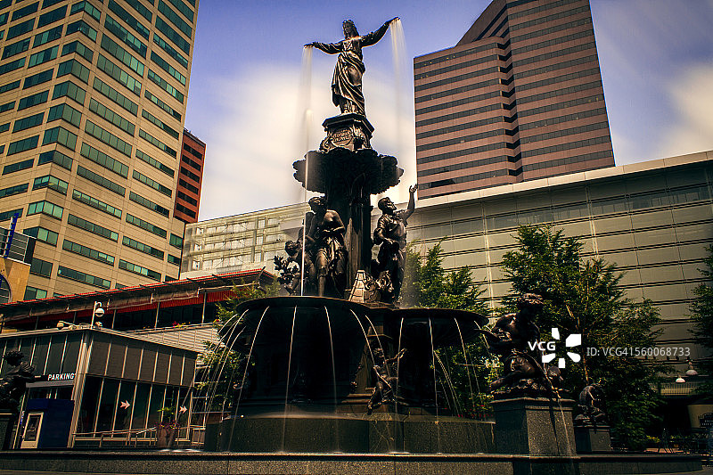 辛辛那提喷泉广场图片素材