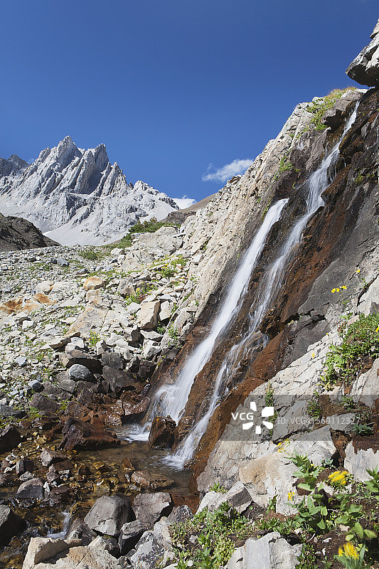 卡纳纳斯基斯省立公园的瀑布图片素材