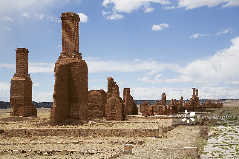 联邦联盟国家纪念碑的建筑物遗址图片素材