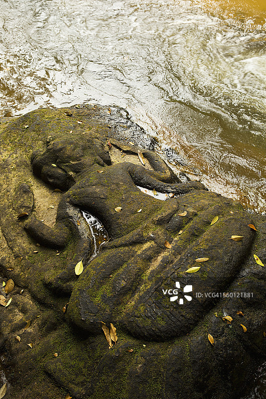 Kbal Spean（千林伽河），近吴哥窟图片素材