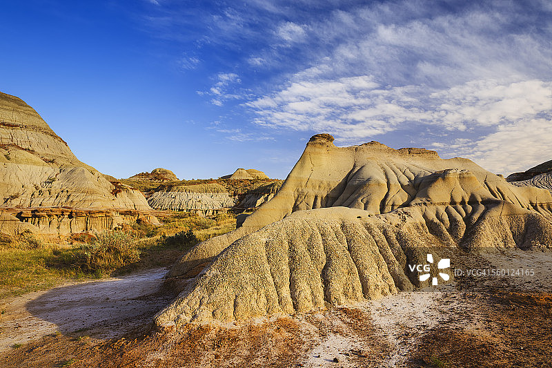 恶地景观，恐龙省立公园图片素材