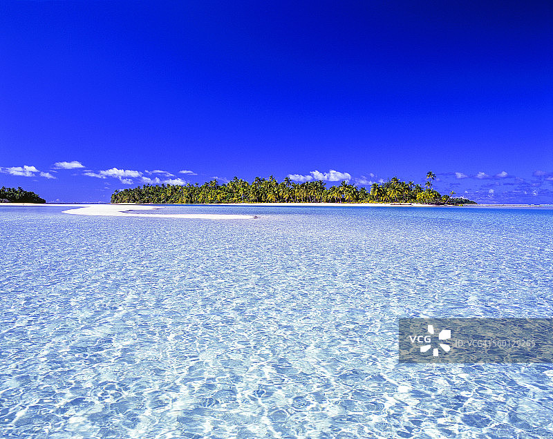 艾图塔基岛一英尺岛图片素材