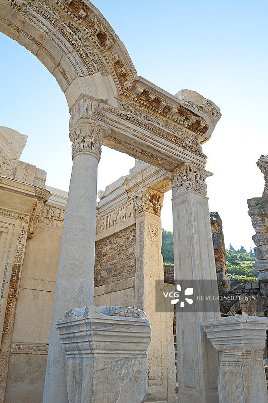 以弗所哈德良神庙罗马遗址图片素材