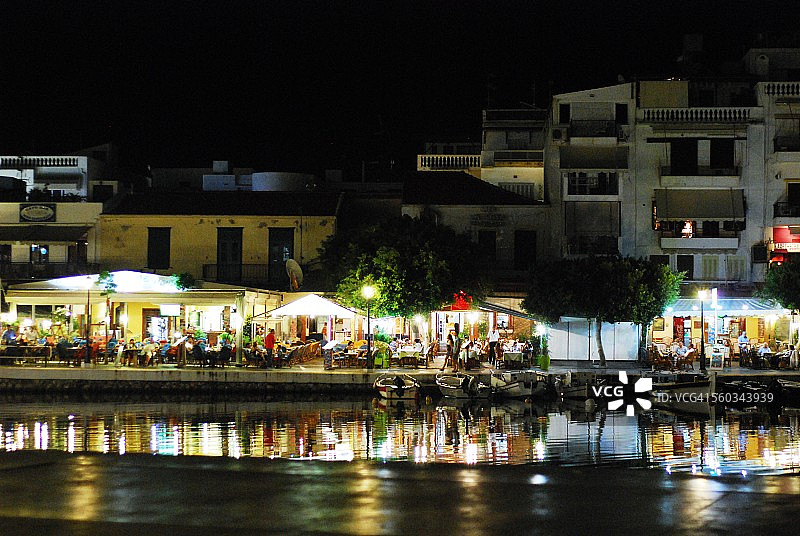 克里特岛阿吉奥斯·尼古拉斯图片素材