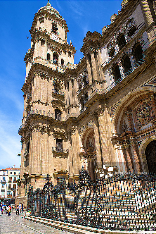 马拉加主教座堂“化身”图片素材