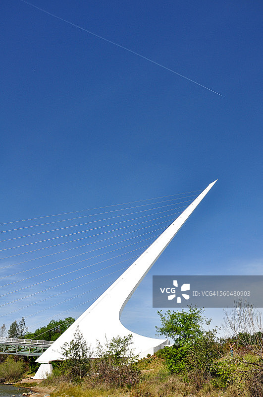 雷丁龟背湾的日晷桥图片素材