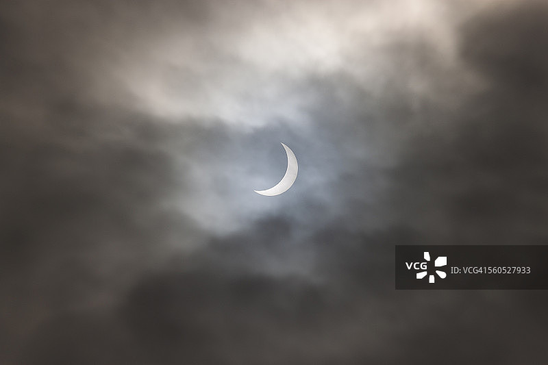 2015年3月20日英国日偏食图片素材