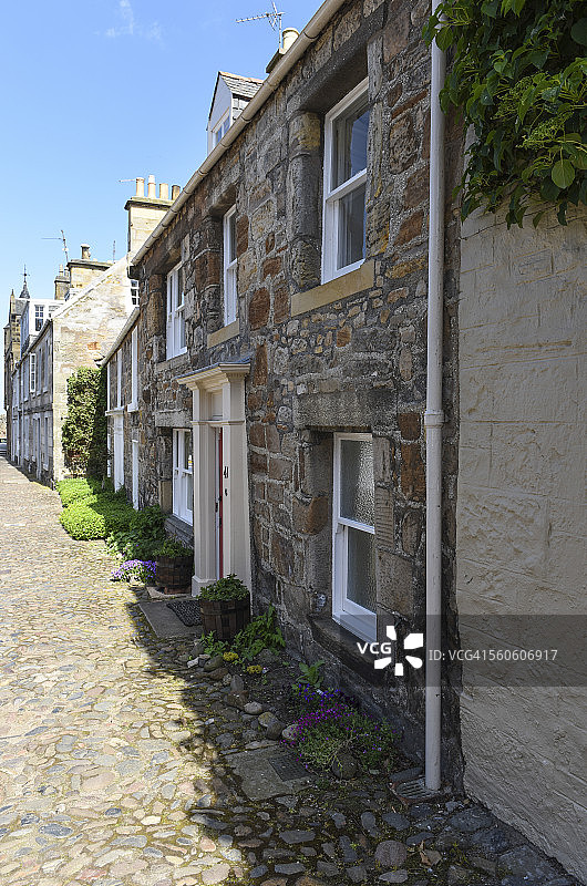 圣安德鲁斯北城堡街，法夫图片素材