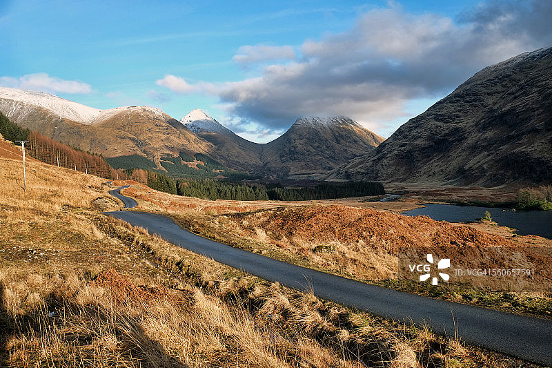 苏格兰高地格伦埃蒂夫图片素材