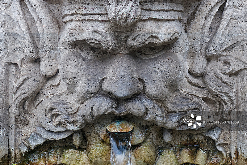 博尔盖塞别墅的喷泉图片素材