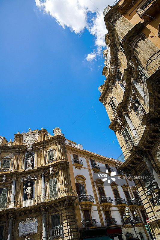 巴勒莫西西里维利耶纳广场图片素材