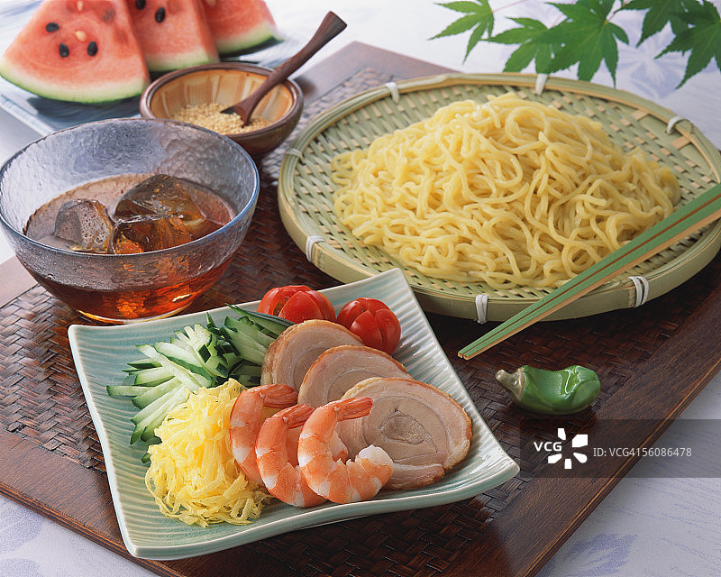 蔬菜冷面图片素材