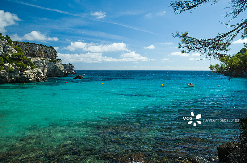 西班牙梅诺卡岛假期图片素材