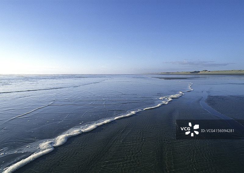 新西兰九十英里海滩海岸风光图片素材