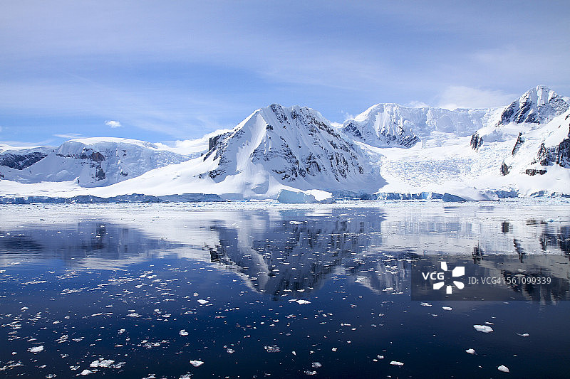 南极洲威廉敏娜湾景色图片素材