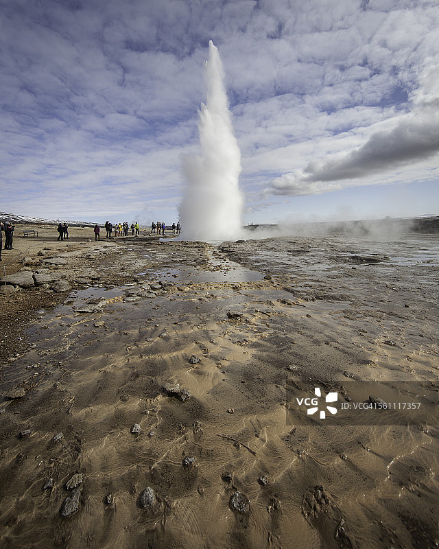 斯特罗克间歇泉图片素材