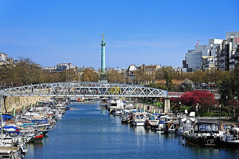 法国巴黎的“阿森纳港”图片素材