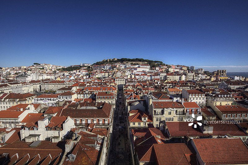 圣乔治城堡，城堡山和老城区图片素材