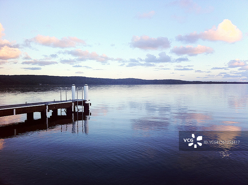 杰维斯湾的伍伦布拉湖图片素材
