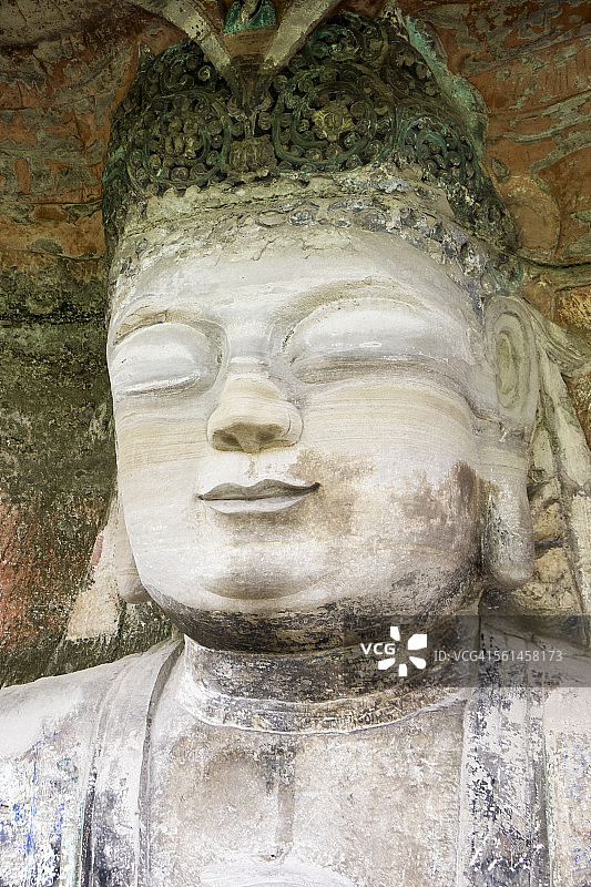 中国重庆大足宝顶山石刻图片素材