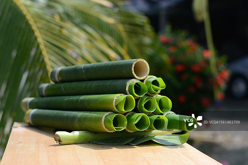 竹筒饭图片素材