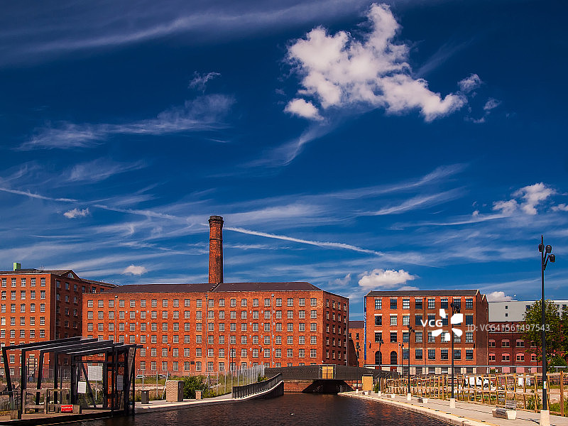 曼彻斯特安coats的罗奇代尔运河图片素材