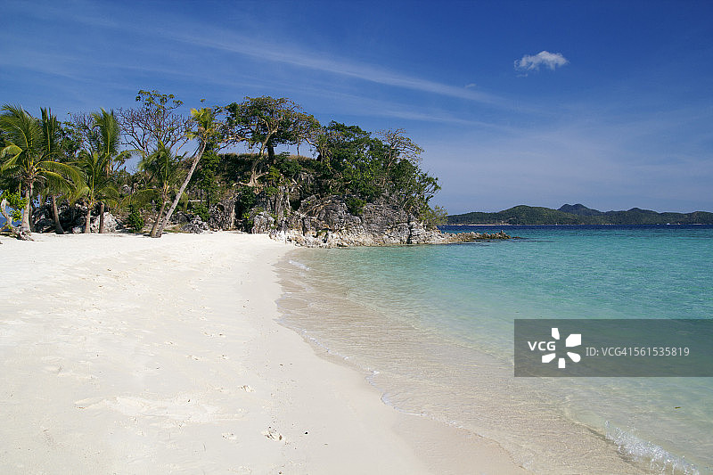 菲律宾巴拉望科伦马卡普亚岛图片素材