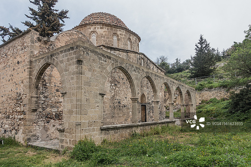 塞浦路斯基里尼亚安提丰尼提斯修道院图片素材