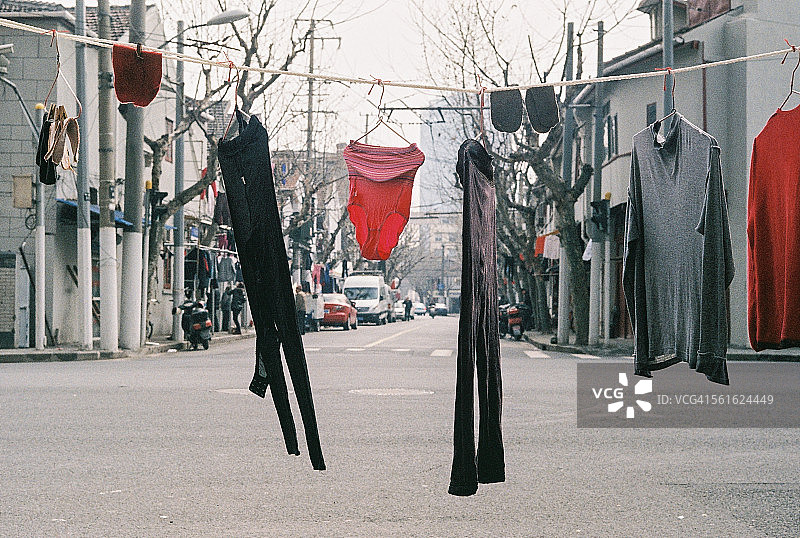 衣物晾晒图片素材