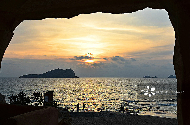 孔特海湾（伊维萨岛）图片素材