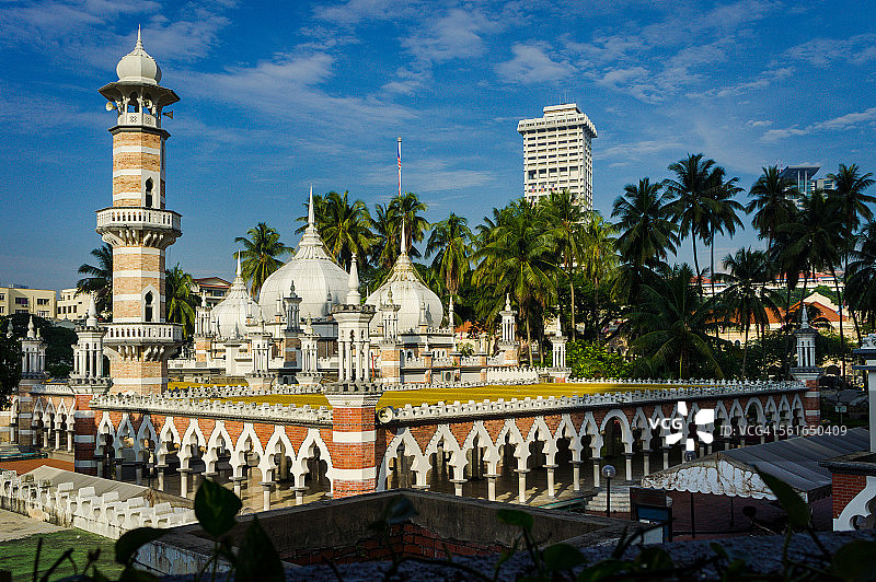 马来西亚吉隆坡贾梅克清真寺图片素材