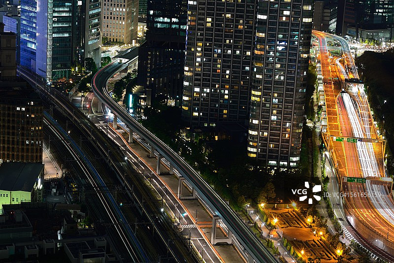 晚上交通图片素材