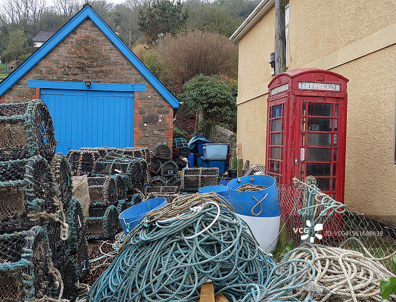 电话亭图片素材