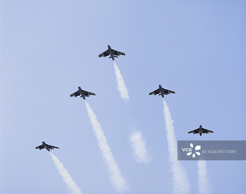 空军特技飞行表演队图片素材