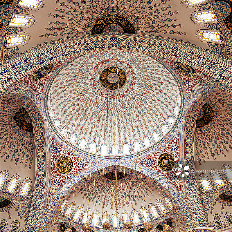 科贾特佩清真寺内部图片素材