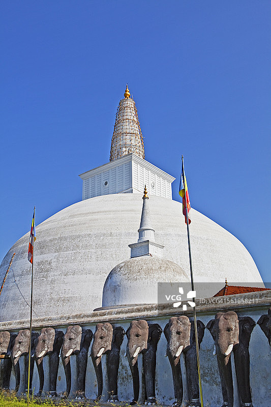 斯里兰卡阿努拉德普勒鲁万韦利萨亚图片素材