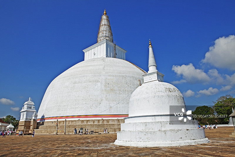 鲁万维利萨亚，阿努拉德普勒，斯里兰卡图片素材