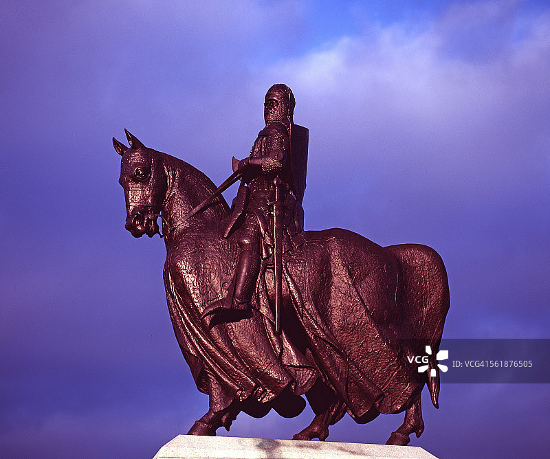 罗伯特·布鲁斯国王雕像图片素材