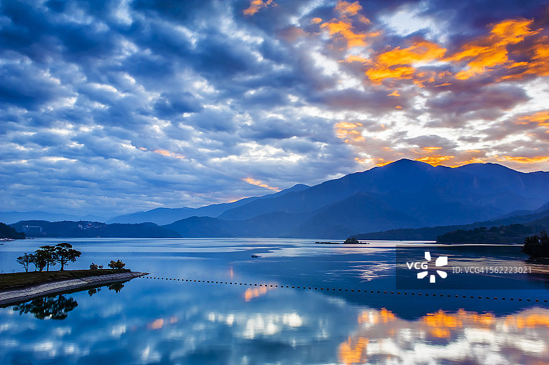 中国台湾南投日月潭图片素材