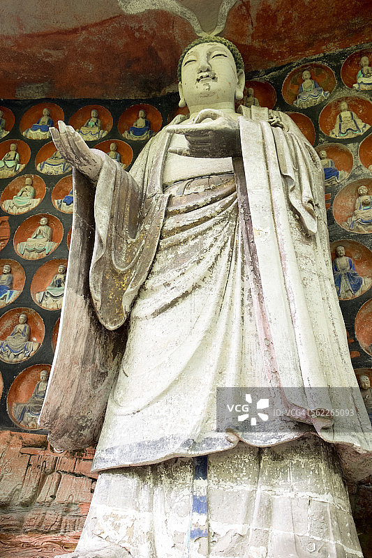 中国大足宝顶山石刻图片素材