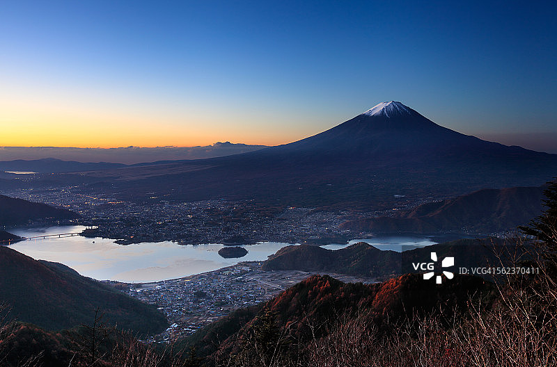 富士山日出图片素材