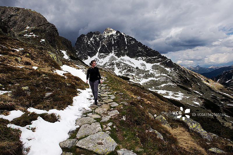 塔atra山脉图片素材