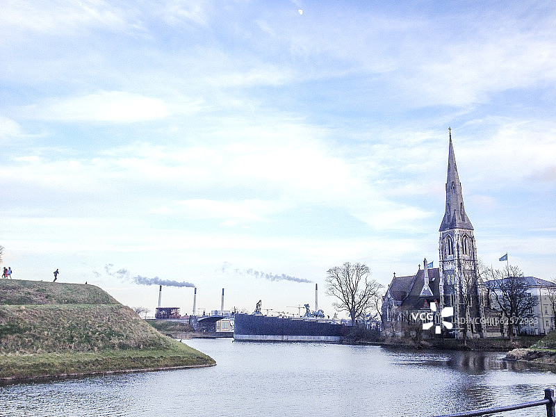 丹麦哥本哈根圣奥尔本圣公会教堂图片素材