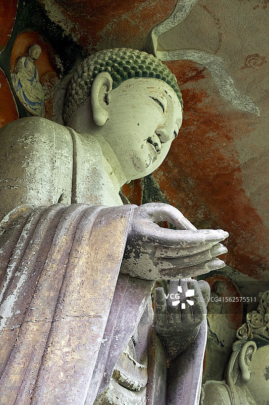 中国大足宝顶山石刻图片素材