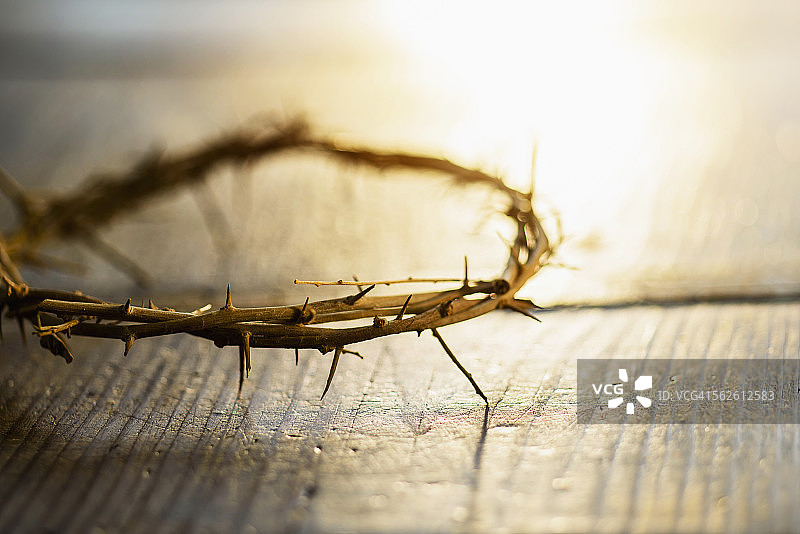 荆棘冠冕特写图片素材