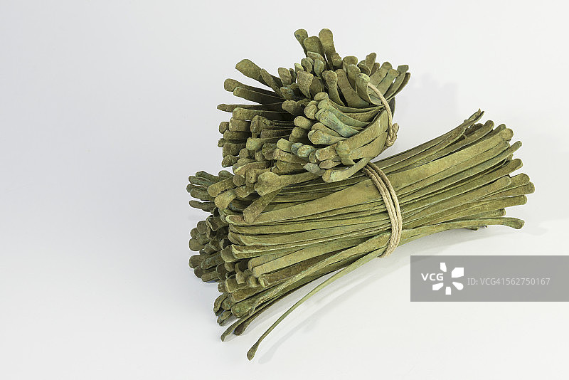 铜条货币，青铜时代图片素材