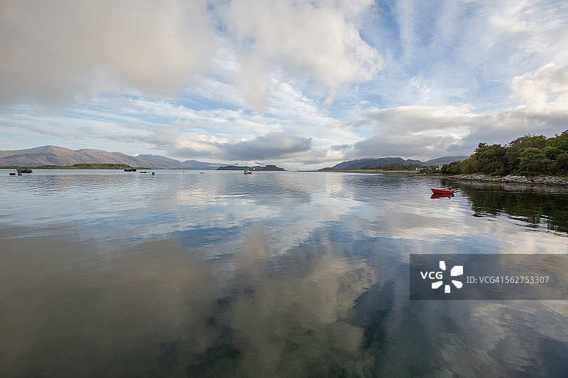 苏格兰林内湖图片素材