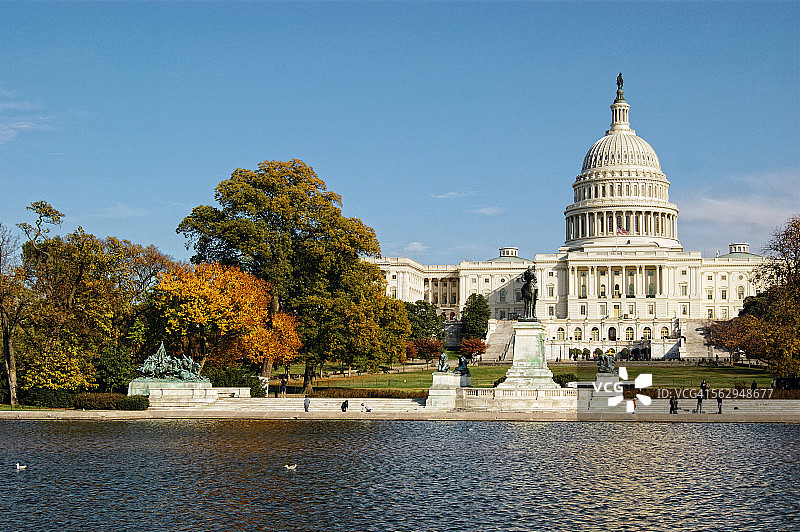 美国国会大厦图片素材