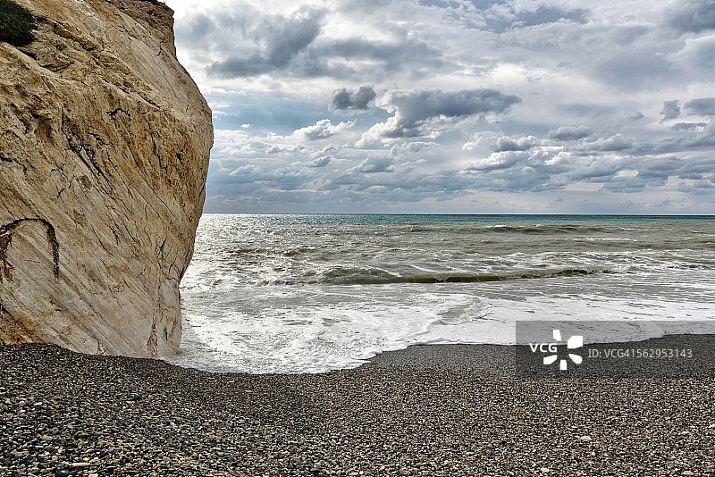 阿芙罗狄蒂出生地附近的神奇光芒图片素材
