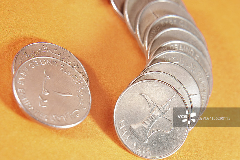 一个迪拉姆硬币图片素材